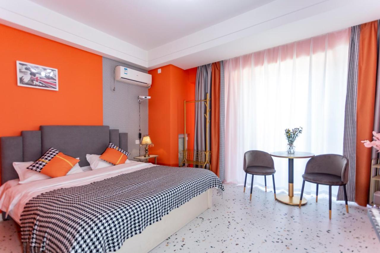 Dalian Hong XI Yuan Apartment Wanda Plaza Exterior photo