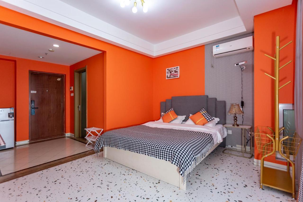 Dalian Hong XI Yuan Apartment Wanda Plaza Exterior photo