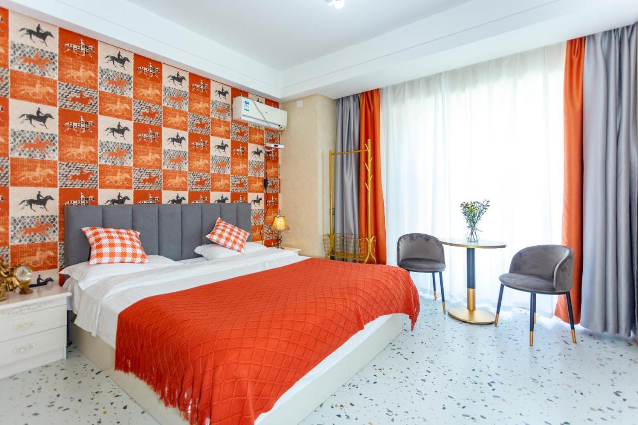 Dalian Hong XI Yuan Apartment Wanda Plaza Exterior photo