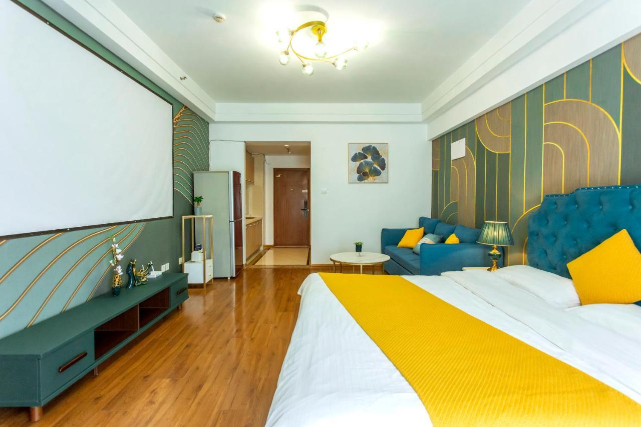 Dalian Hong XI Yuan Apartment Wanda Plaza Exterior photo