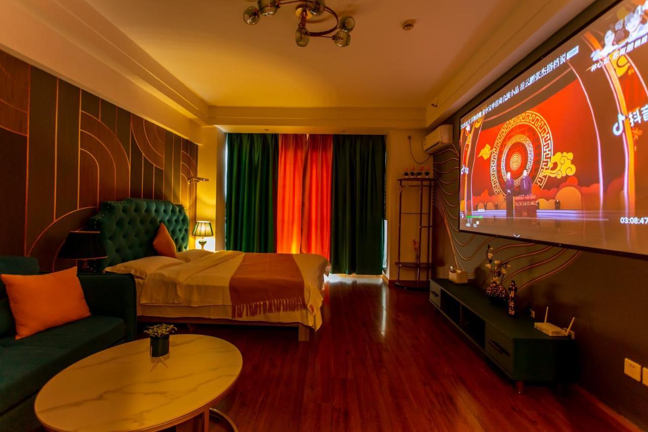 Dalian Hong XI Yuan Apartment Wanda Plaza Exterior photo