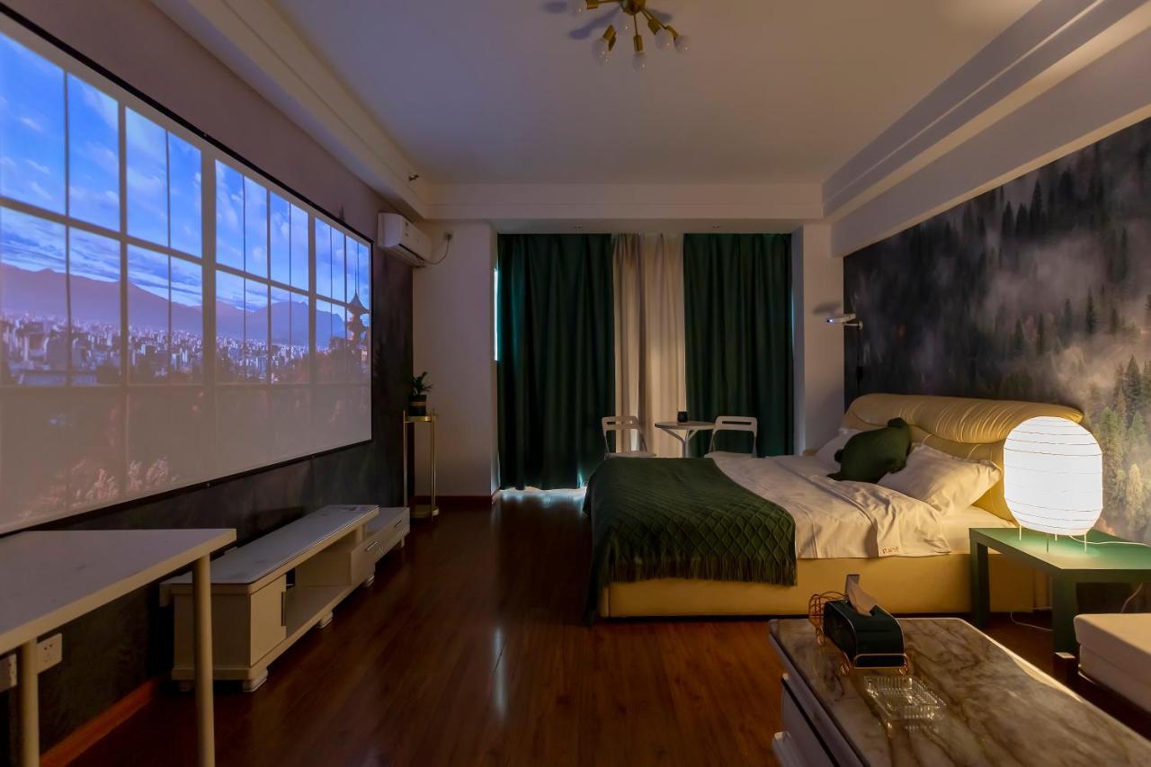 Dalian Hong XI Yuan Apartment Wanda Plaza Exterior photo