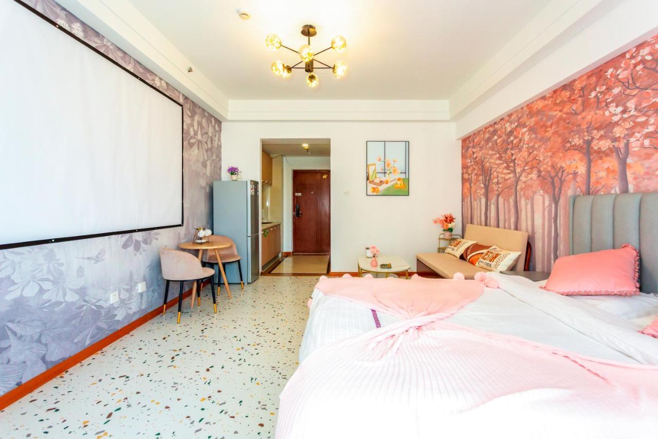 Dalian Hong XI Yuan Apartment Wanda Plaza Exterior photo