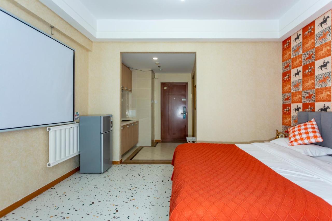 Dalian Hong XI Yuan Apartment Wanda Plaza Exterior photo