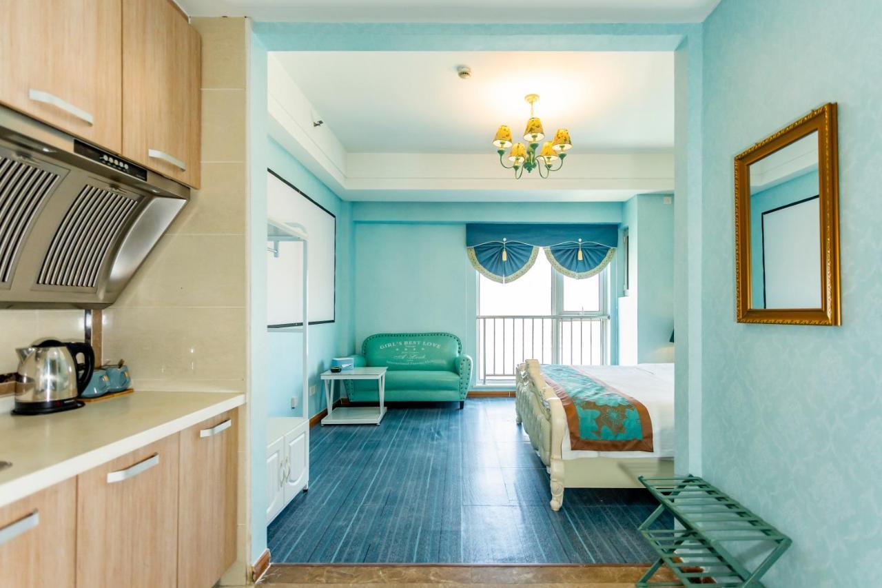 Dalian Hong XI Yuan Apartment Wanda Plaza Exterior photo