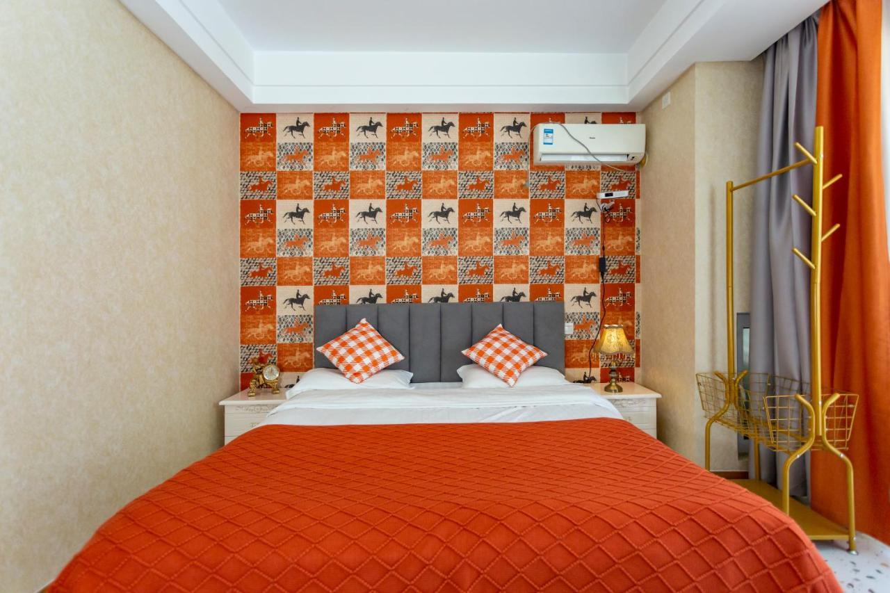 Dalian Hong XI Yuan Apartment Wanda Plaza Exterior photo