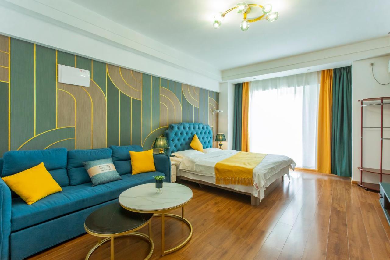 Dalian Hong XI Yuan Apartment Wanda Plaza Exterior photo