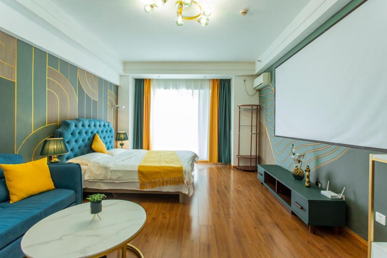 Dalian Hong XI Yuan Apartment Wanda Plaza Exterior photo