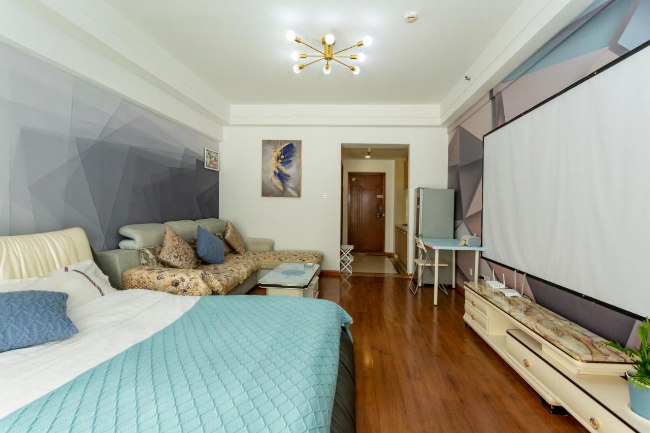 Dalian Hong XI Yuan Apartment Wanda Plaza Exterior photo