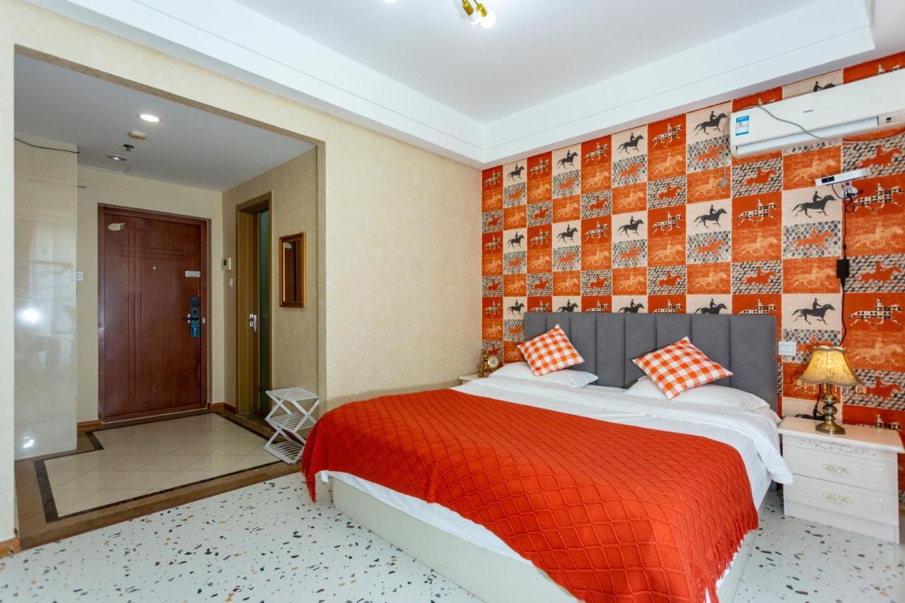 Dalian Hong XI Yuan Apartment Wanda Plaza Exterior photo