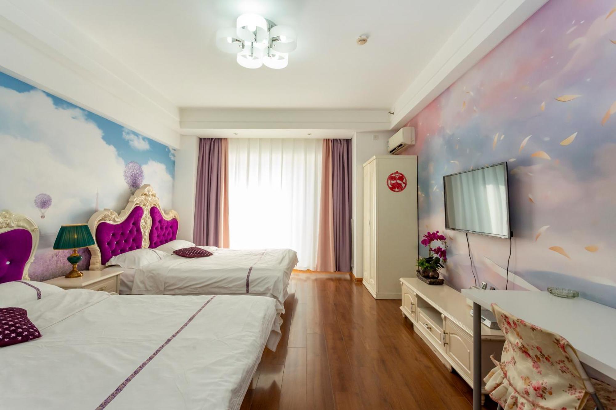 Dalian Hong XI Yuan Apartment Wanda Plaza Exterior photo