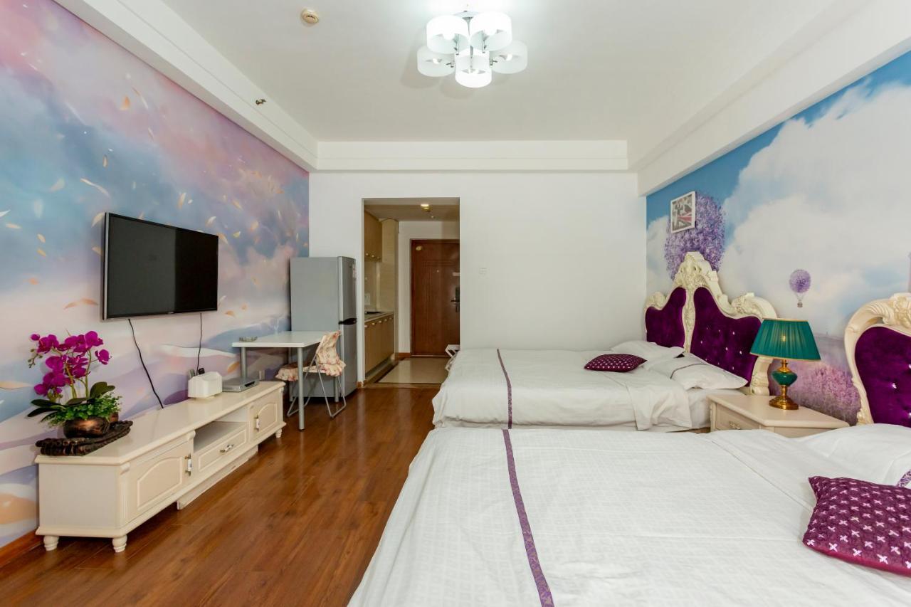 Dalian Hong XI Yuan Apartment Wanda Plaza Exterior photo