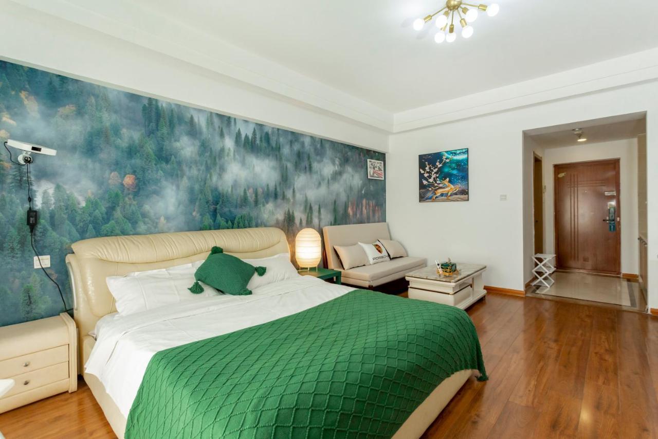 Dalian Hong XI Yuan Apartment Wanda Plaza Exterior photo