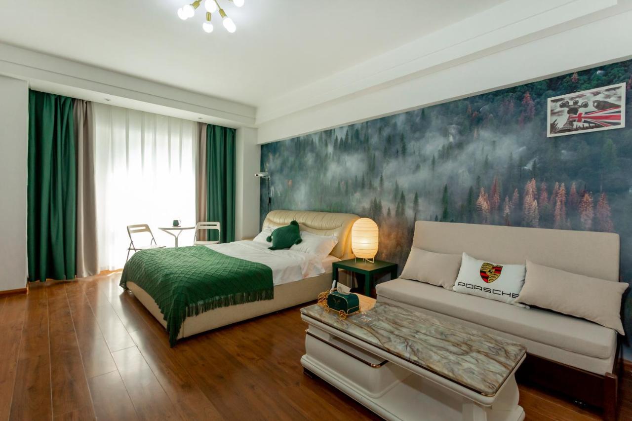 Dalian Hong XI Yuan Apartment Wanda Plaza Exterior photo