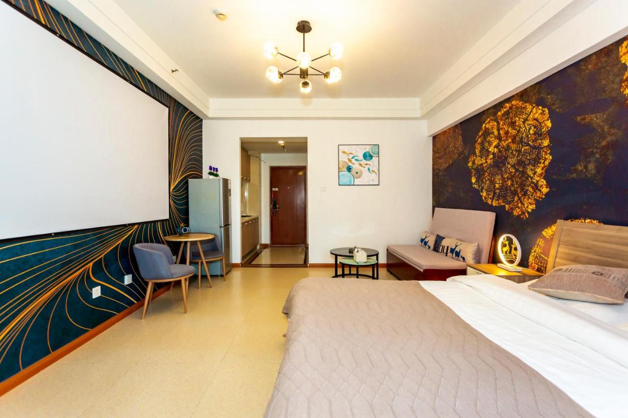 Dalian Hong XI Yuan Apartment Wanda Plaza Exterior photo