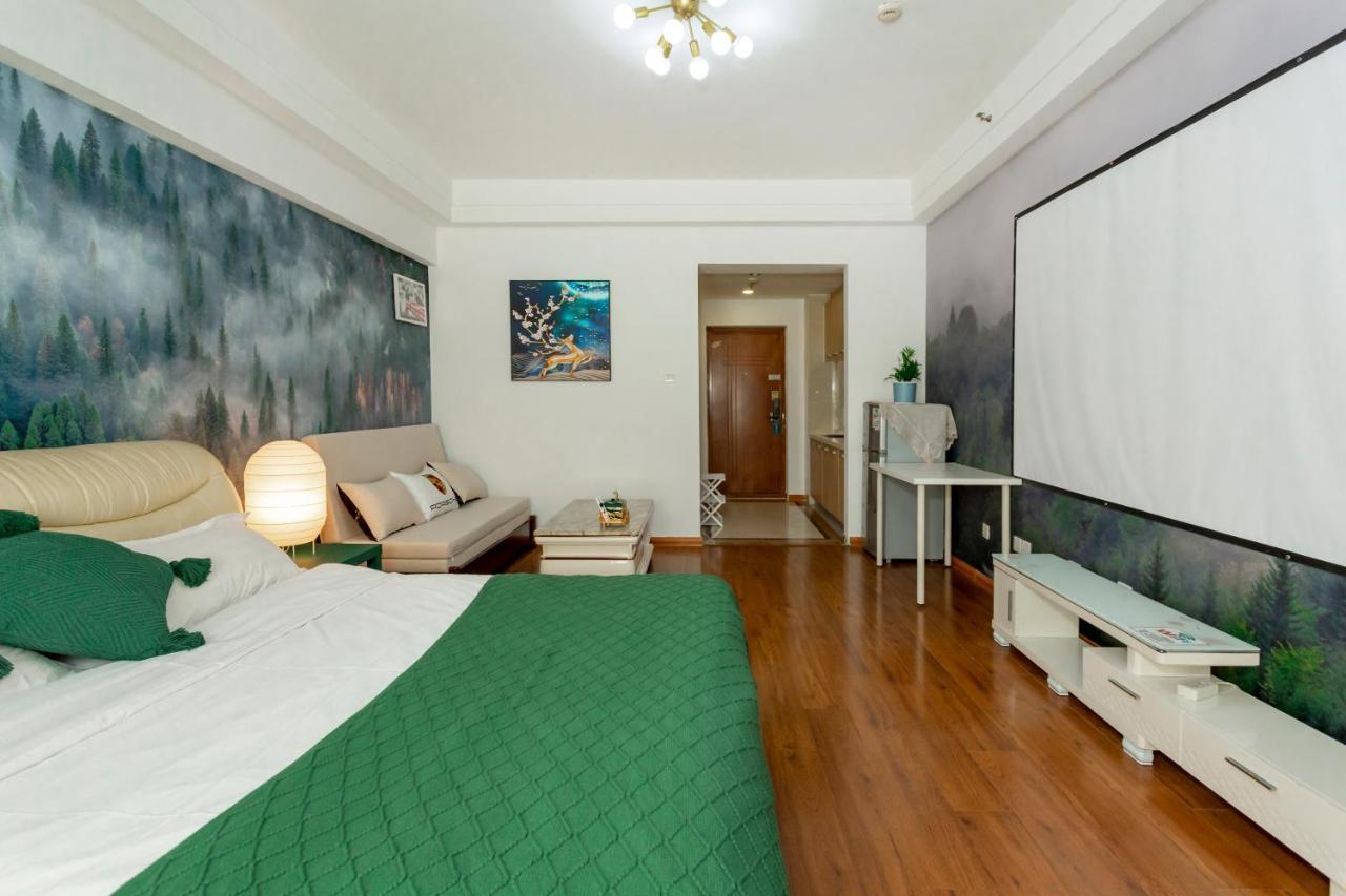 Dalian Hong XI Yuan Apartment Wanda Plaza Exterior photo