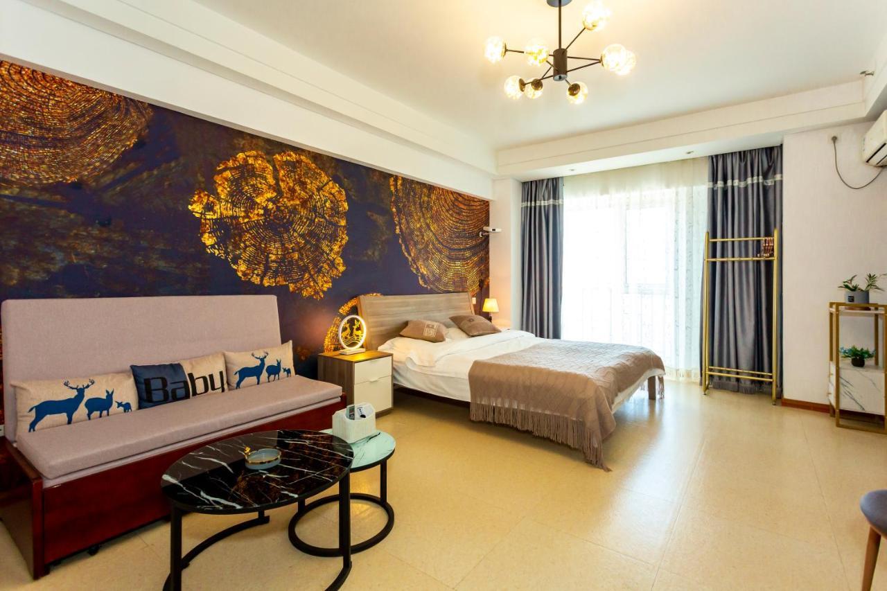 Dalian Hong XI Yuan Apartment Wanda Plaza Exterior photo