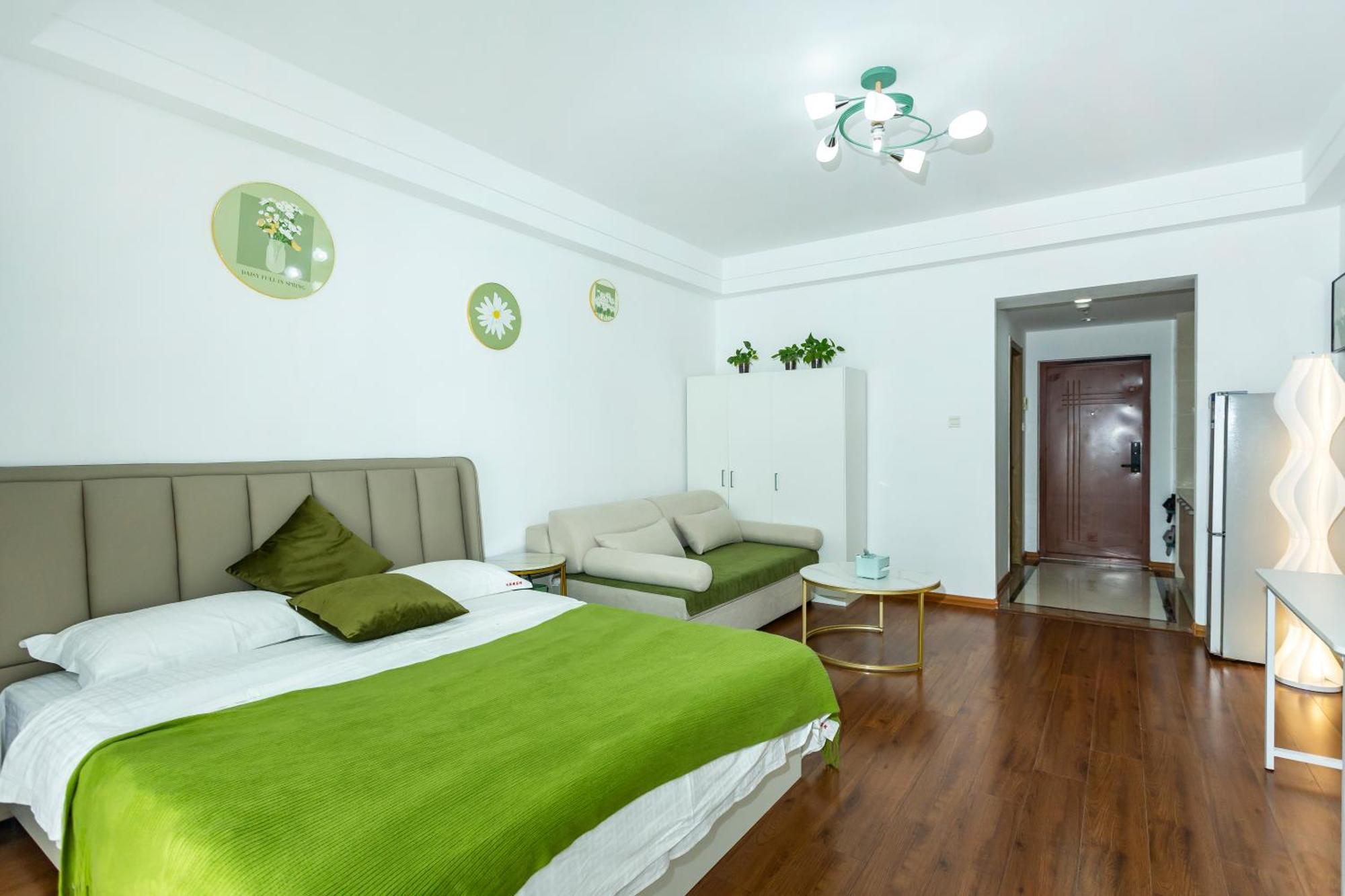 Dalian Hong XI Yuan Apartment Wanda Plaza Exterior photo