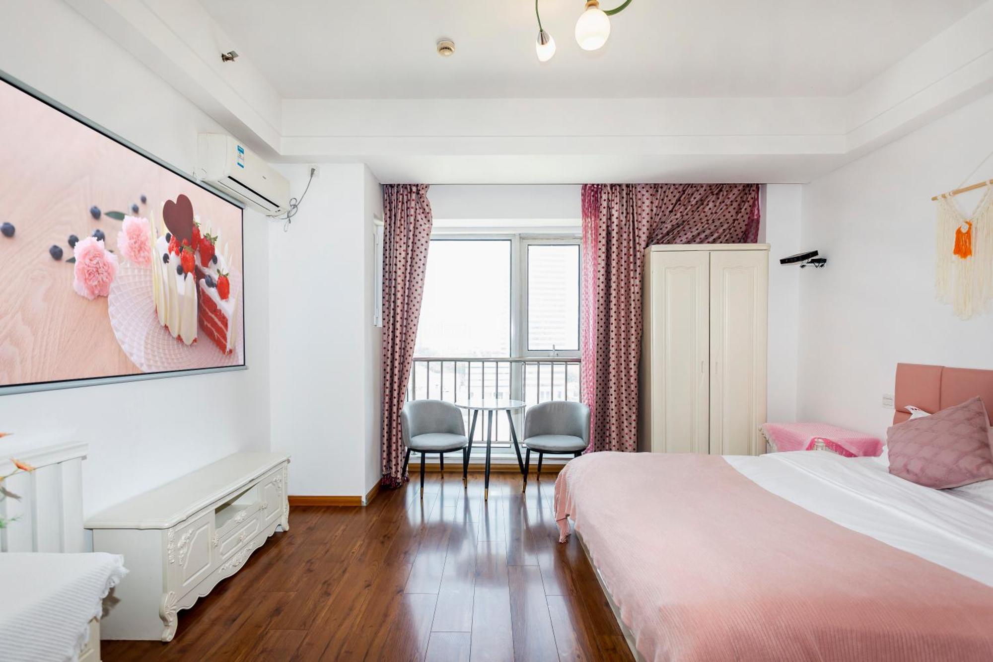 Dalian Hong XI Yuan Apartment Wanda Plaza Exterior photo