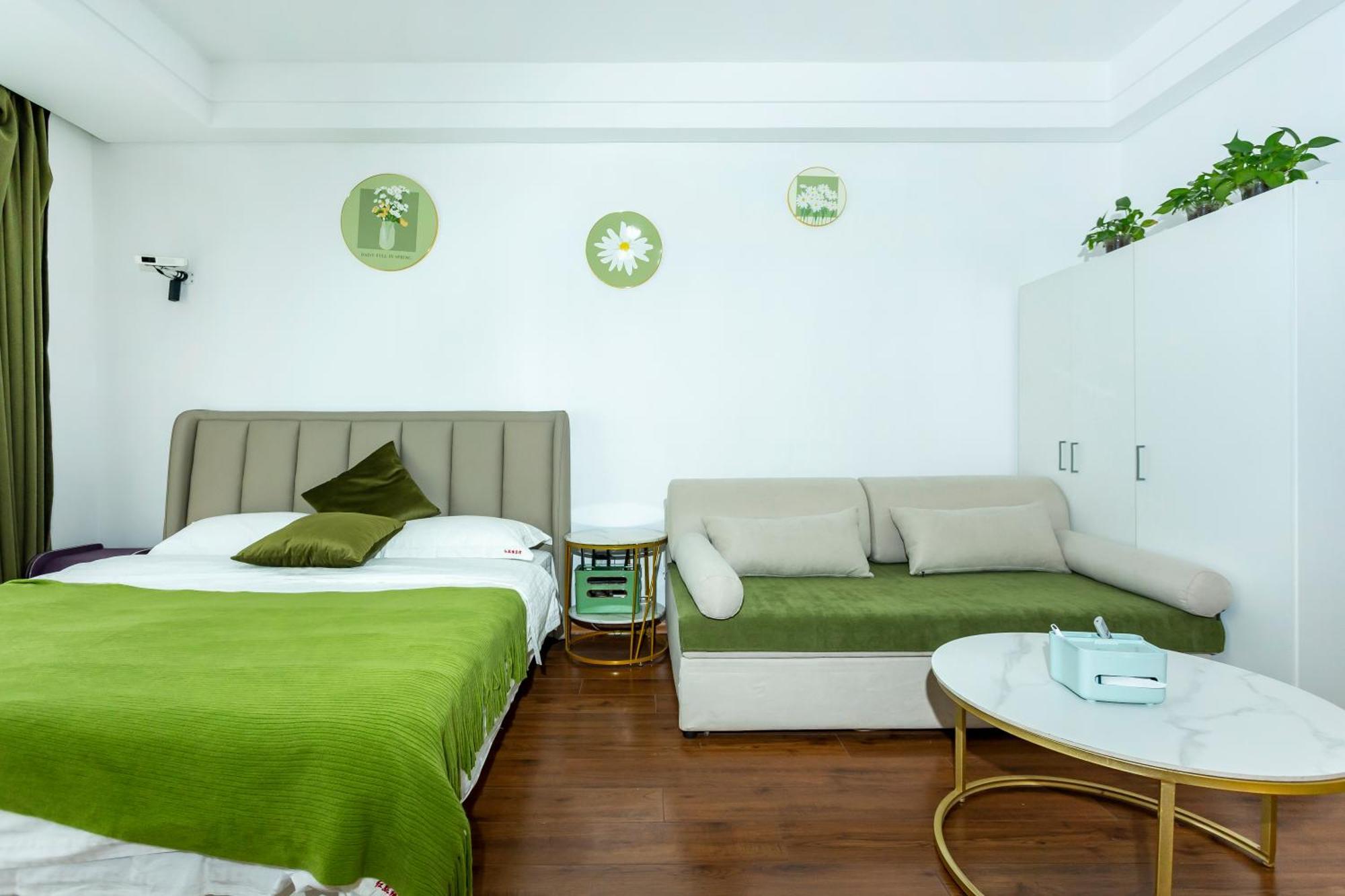 Dalian Hong XI Yuan Apartment Wanda Plaza Exterior photo